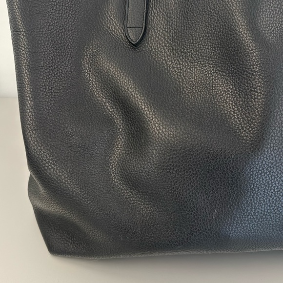 Cuyana Black Leather ‘Classic’ Zip Top Tote - Picture 6 of 7